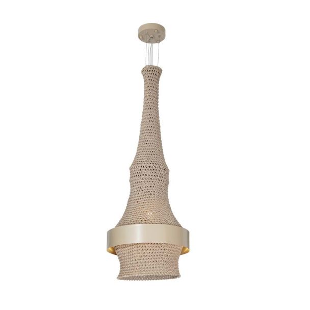 ANTIGO Lampa wisząca Dota I - Beżowa (400 mm) 3000K 5038