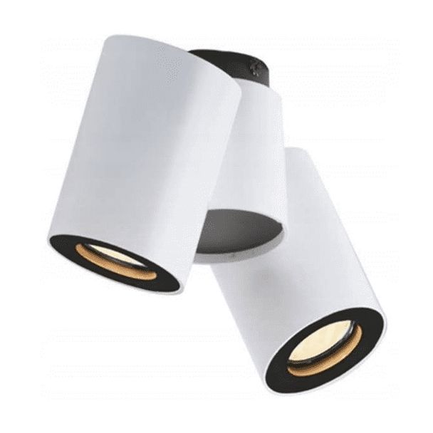 HOLDBOX HB12021 BARI II CEILING GU10 WHITE & BLACK