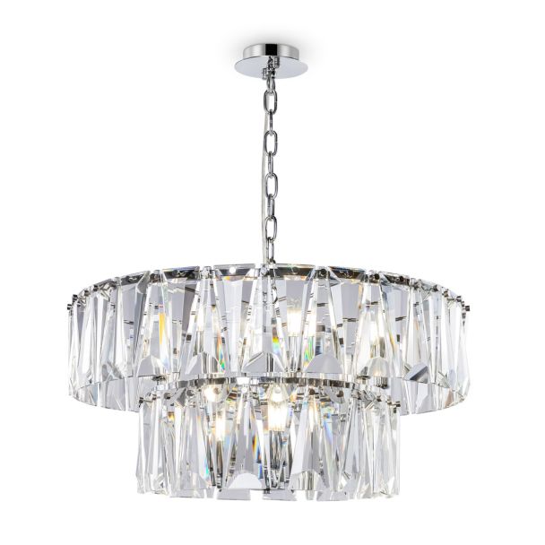 MAYTONI MOD043PL-12CH Modern Puntes Pendant Lamp Chrome