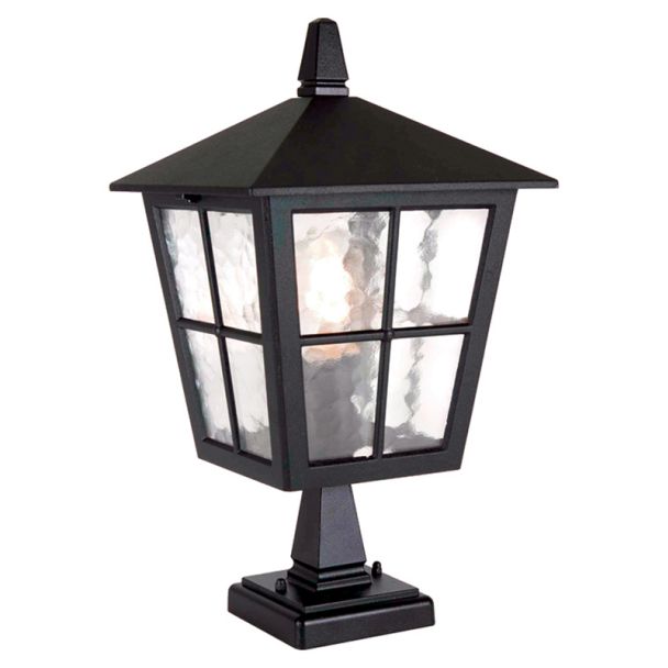 ELSTEAD CANTERBURY BL50M BLACK Pedestal Lantern