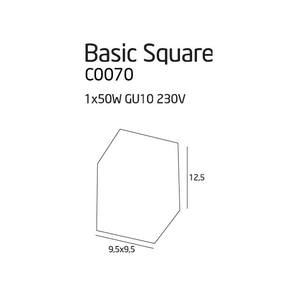 MAXLIGHT BASICSQUARE C0070