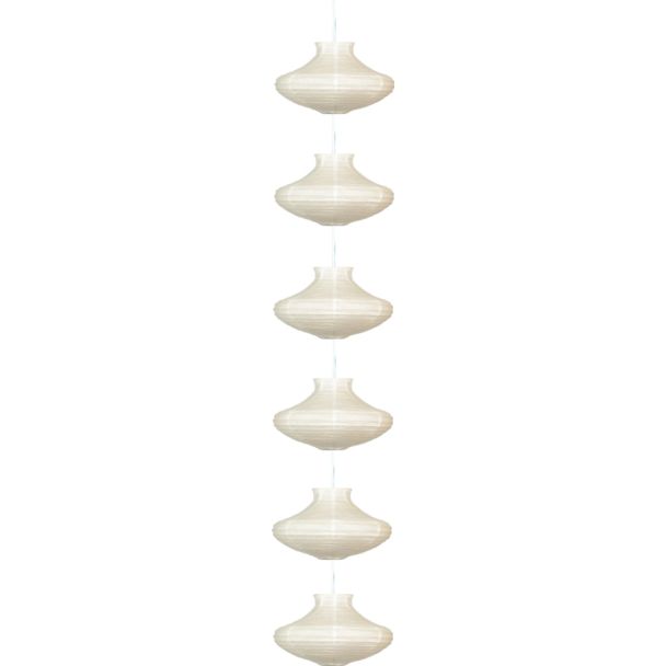 CANDELLUX 3494061-00 GRIFF - ZWIS /6 PAPIEROWY ŚR.25 BIAŁY E-14 6X40W