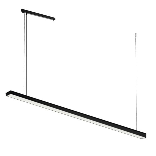 ANTIGO Lampa wisząca Hiate Line - Czarna (1800 mm) 3000K 1856