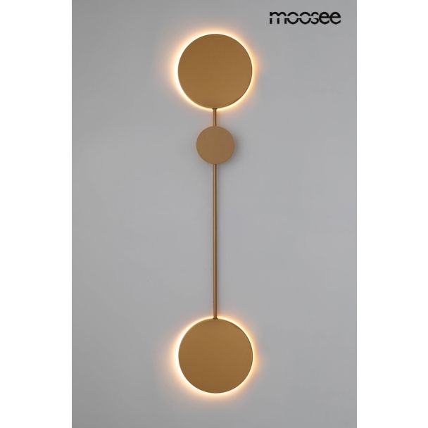 MOOSEE MSE010100354 MOOSEE lampa ścienna SHADOW 2 złota