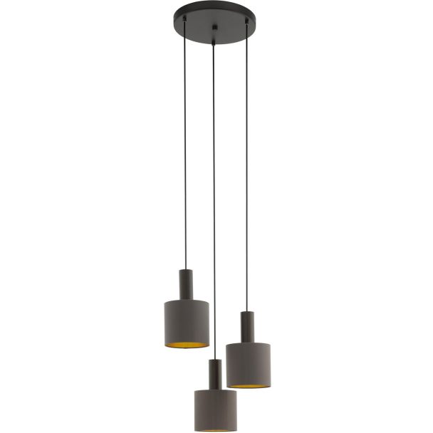 EGLO 97684 HL/3 BRAUN/CAPPUCCINO CONCESSA 1