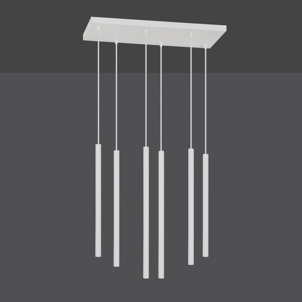 EMIBIG 553/6 LAMPA WISZĄCA SELTER 6 WHITE
