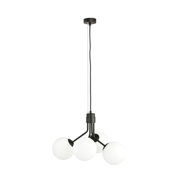 EMIBIG 1138/4 LAMPA WISZĄCA NOVA 4 BLACK/OPAL