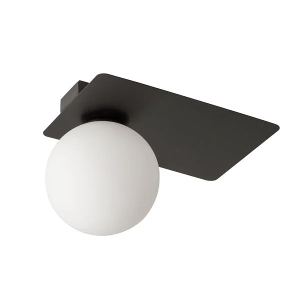 SIGMA 33273 ARGON 1 prostokąt czarny plafon