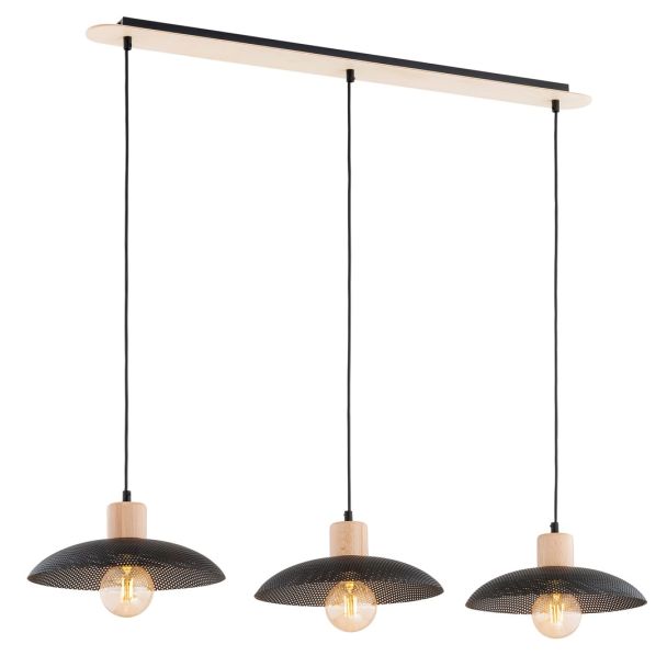 EMIBIG 1318/3 LAMPA WISZĄCA KOBE 3 BLACK