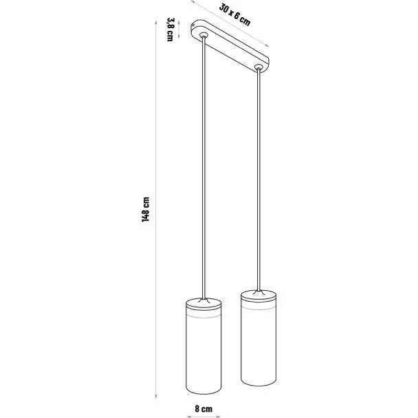 Hellux 8533219 Lampa BARREL 2