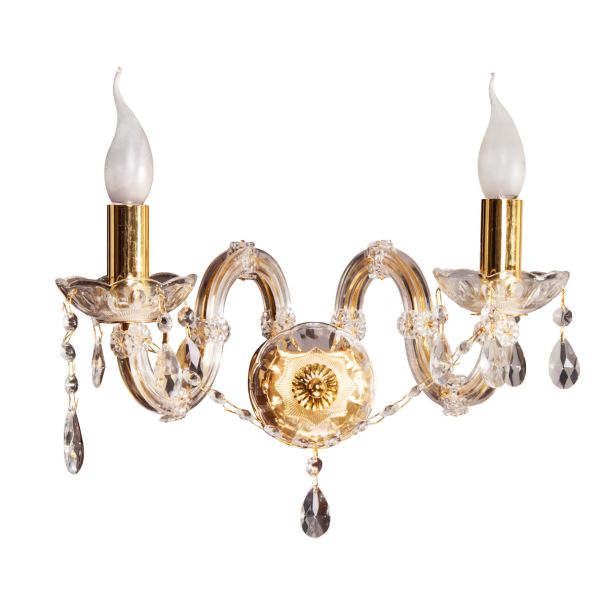 CANDELLUX 22-94592 MARIA TERESA KINKIET 2X40W E14 ZŁOTY