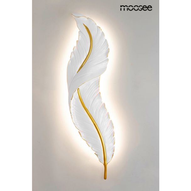 MOOSEE MSE010100387 MOOSEE lampa ścienna IKAR 80 biała / złota