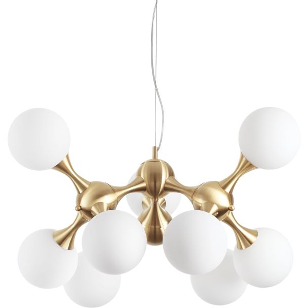 IDEAL LUX NODI SP9 SATIN BRASS - MOSIĄDZ SATYNOWY 241036