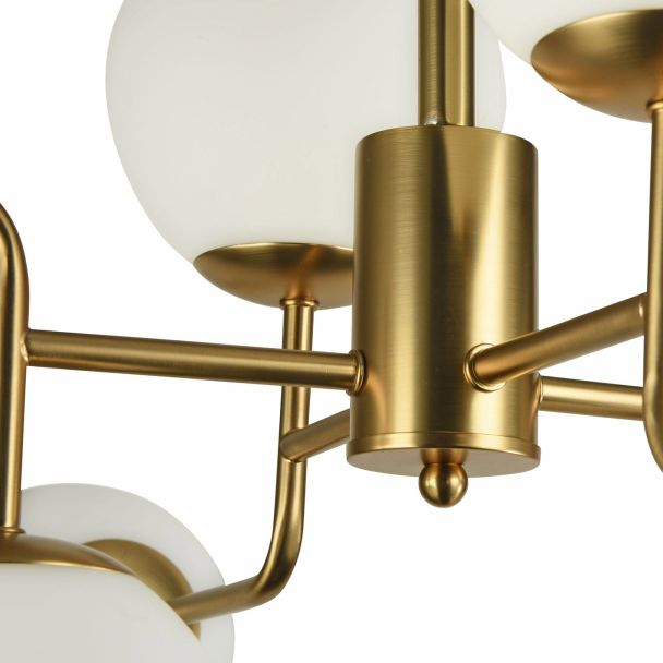 MAYTONI MOD221-PL-08-G Modern Erich Chandelier Brass