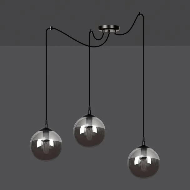 EMIBIG 937/3 LAMPA WISZĄCA GIGI 3 BL GRAFIT