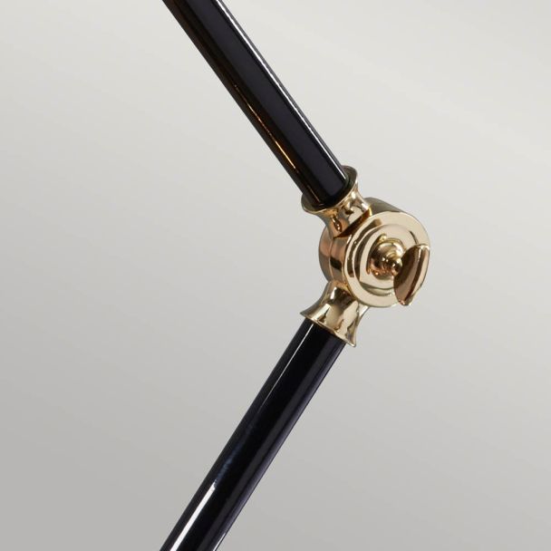 ELSTEAD Provence Element PV-ELEMENT-BPB 1 Light Mini Table Lamp - Black/Polished Brass