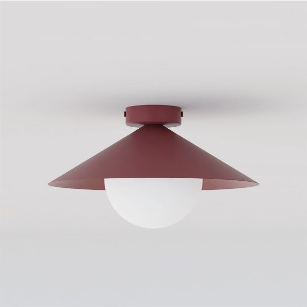 EMIBIG 1720/1S MONO 1S PLAFON BURGUNDY OPAL Lampa sufitowa