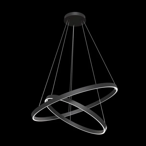 MAYTONI MOD058PL-L74B4K Technical Rim Pendant Lamp Black