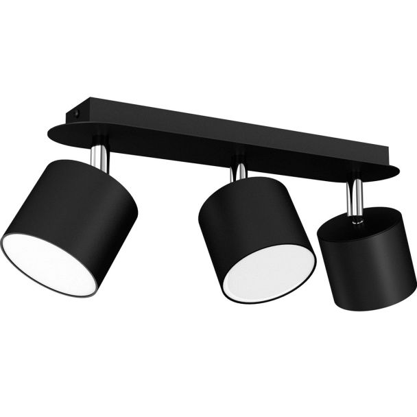 MILAGRO MLP7601 Lampa sufitowa DIXIE BLACK 3xGX53