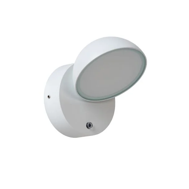 LUCIDE FINN - CZUJNIK ZMIERZCHU 22865/12/31 LAMPA ZEWNĘTRZNA ŚCIENNA biały