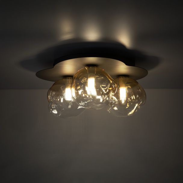 TK-LIGHTING 11453 LAVA NEW BROWN LAMPA SUFITOWA 3XG9