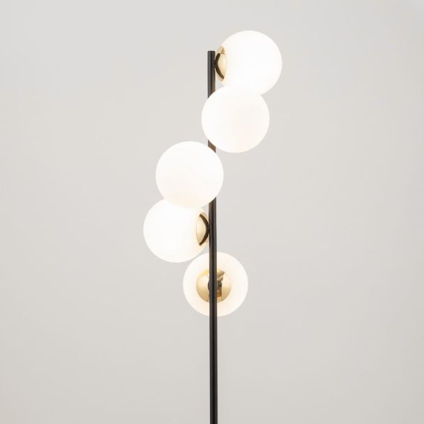 SIGMA 50365 lampa podłogowa Piano podłogowa czarny mosiądzowany
