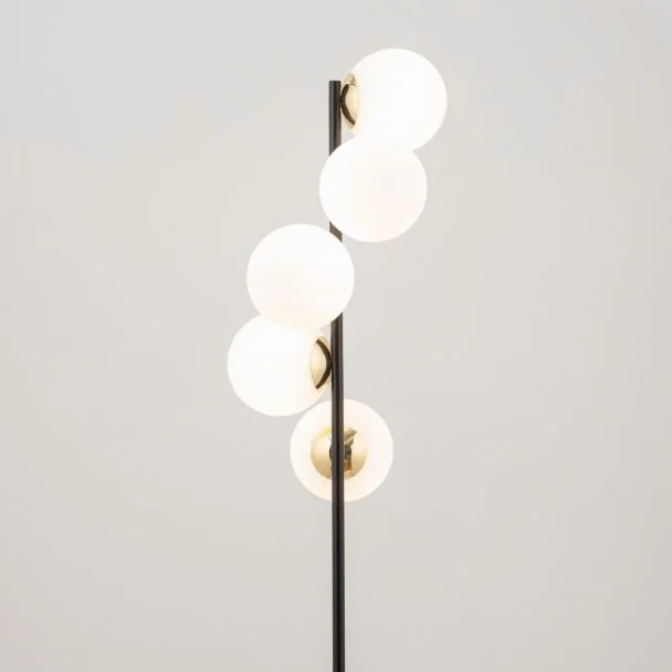 SIGMA 50365 lampa podłogowa Piano podłogowa czarny mosiądzowany