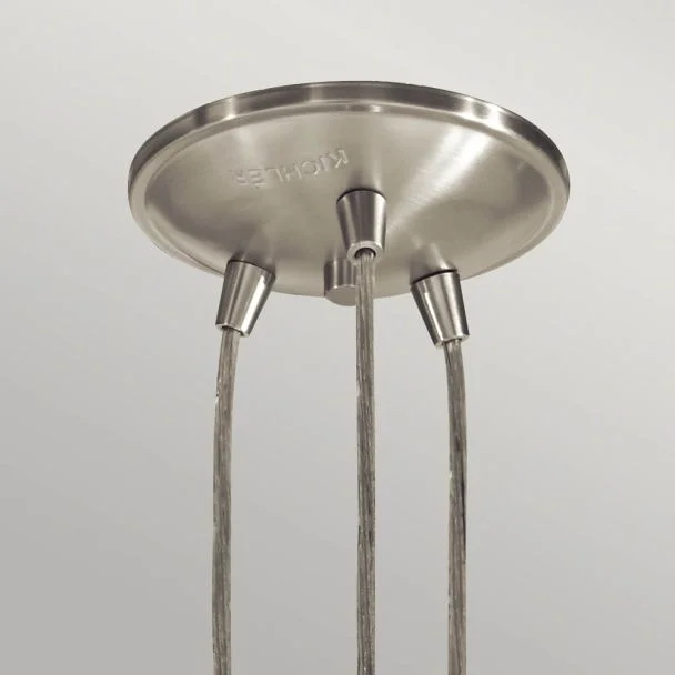 ELSTEAD Brinley KL-BRINLEY3-NI 3 Light Pendant - Brushed Nickel