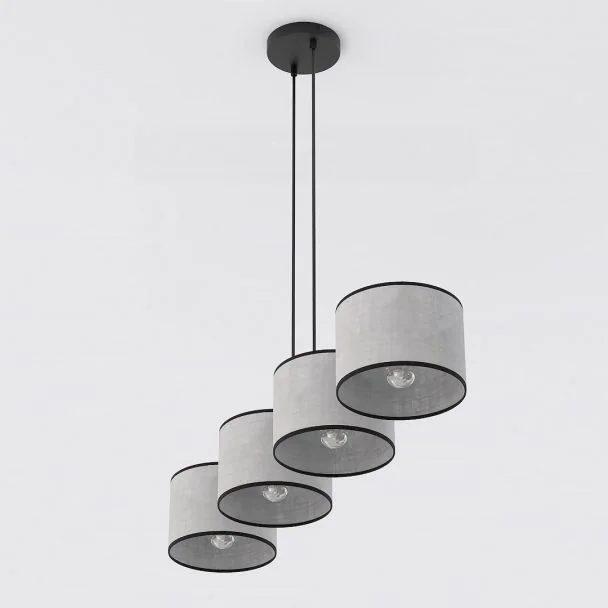 EMIBIG 1656/4 ECO 4 BL GRAY LAMPA WISZĄCA