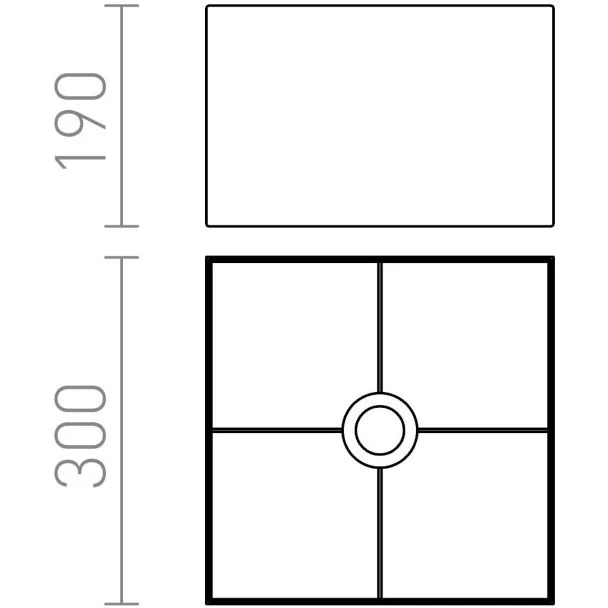 RENDL R11506 TEMPO 30/19 abażur Polycotton biała max. 23W