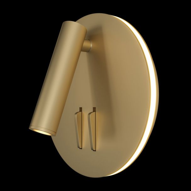 MAYTONI C176-WL-01-6W-MG Ceiling & Wall Ios 176 Wall Lamp Matt Gold