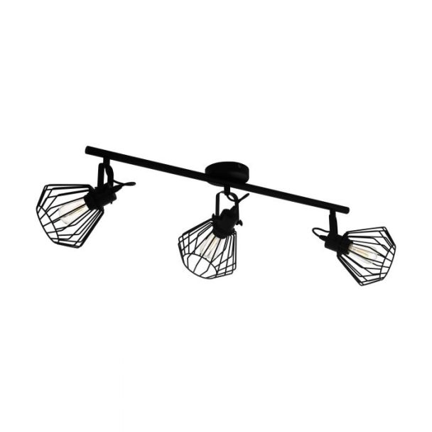 EGLO 98764 LAMPA TABILLANO SPOT LS/3 E27 SCHWARZ TABILLANO