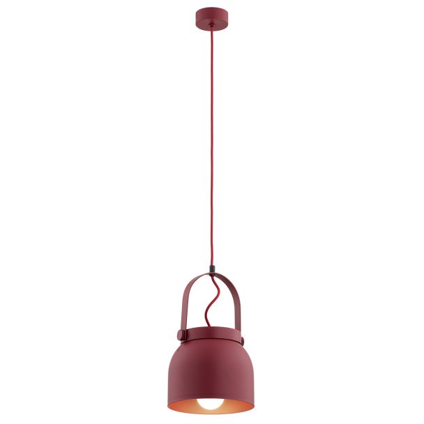 ARGON 8282 LOGAN lampa wisząca 1 pł. czerwony