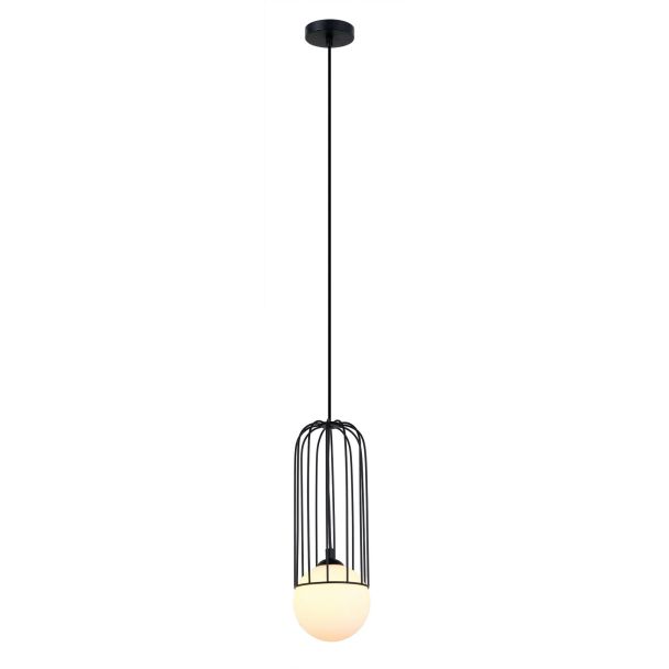 ITALUX Simon MDM-3938/1 BK lampa wisząca