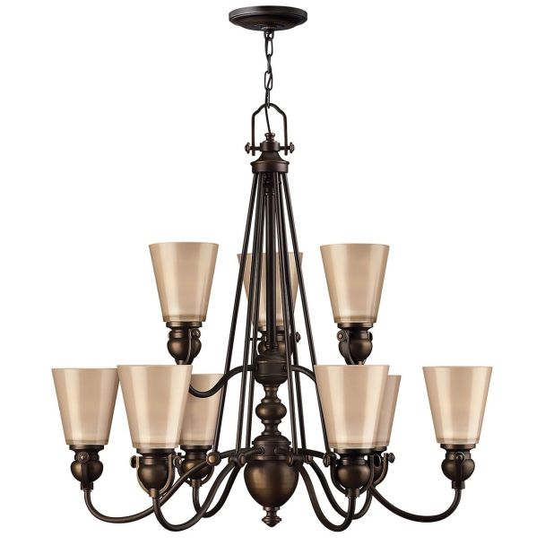 ELSTEAD MAYFLOWER HK/MAYFLOWER9 9Lt Chandelier