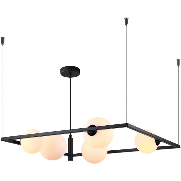 ITALUX Gareth MDM-3975/5 BK lampa wisząca