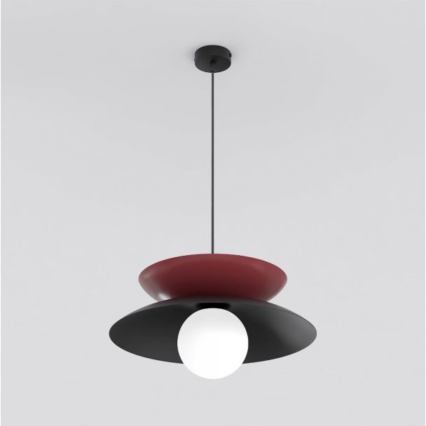 EMIBIG 1639/2 NAGOYA 1 BLACK/BU LAMPA WISZĄCA