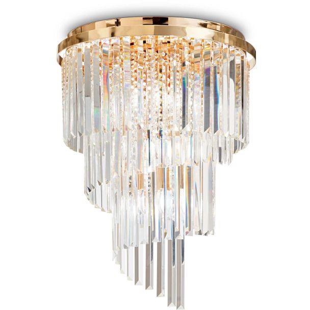 IDEAL LUX CARLTON PL12 ORO 213507