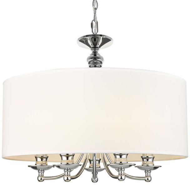 COSMOLIGHT Lampa wisząca ABU DHABI P05406CH-WH