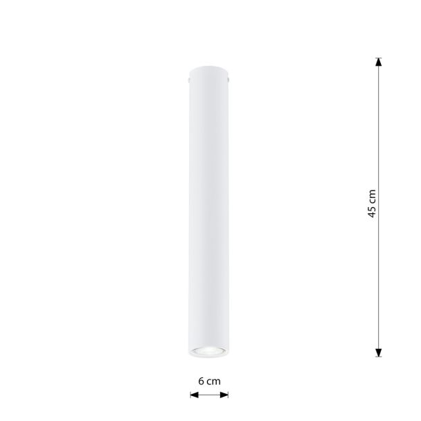 EMIBIG TECNO 1S WHITE Lampa sufitowa 1317/1S