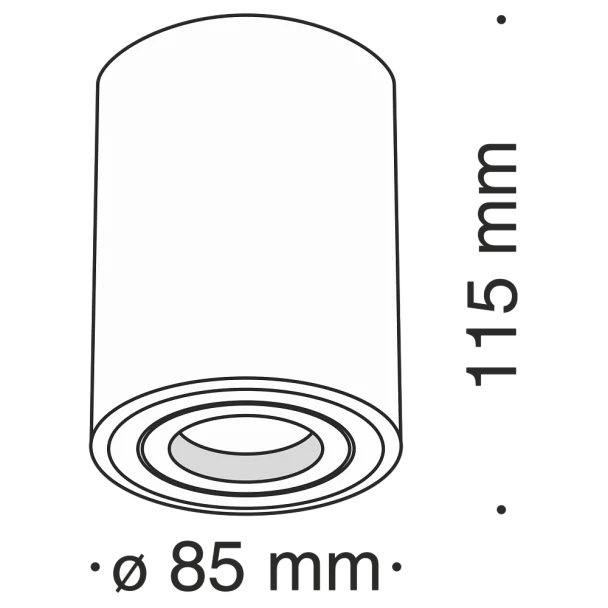 MAYTONI C016CL-01B Ceiling & Wall Alfa Ceiling Lamp Black