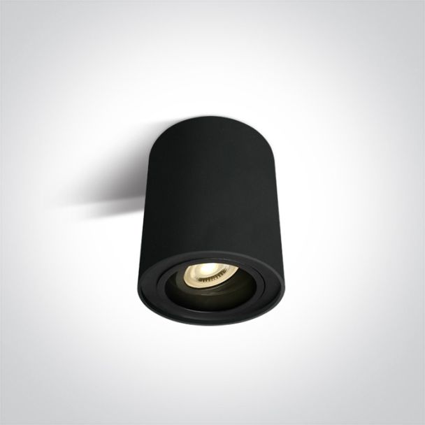 ONE LIGHT 12105Y/B Nemea czarna oprawa sufitowa z oprawką GU10 MR16 10W