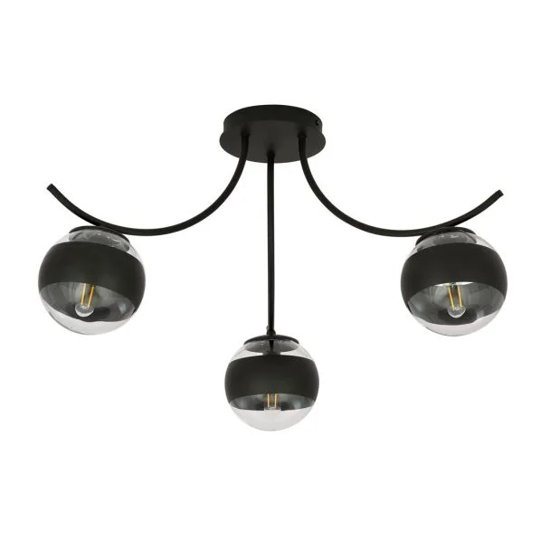 EMIBIG 1111/3 LAMPA SUFITOWA BOSTON 3 BLACK/STRIPE