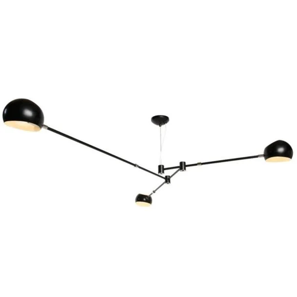 Step into Design ST-5335B-3 BLACK Lampa wisząca ASTRONOMY-3 czarna 175 cm