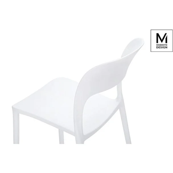 Modesto Design C1028.WHITE MODESTO krzesło ZING białe - polipropylen