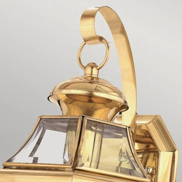ELSTEAD Newbury QZ-NEWBURY2-M-PB 1 Light Medium Wall Lantern