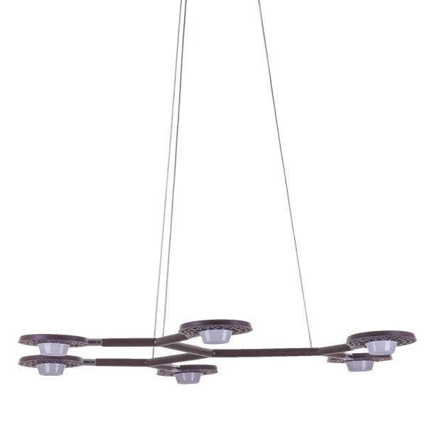 ITALUX AD16014-6B DARK COFFEE Kresyda lampa wisząca brązowy 3000K