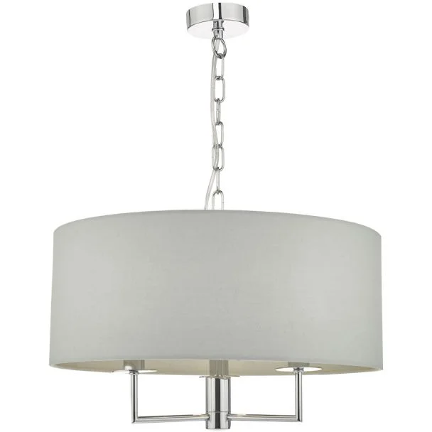 DAR JAM0339 JAM0339 3LT PENDANT POL CHR SHADELIER