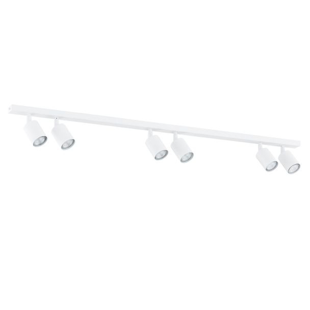 EMIBIG 1313/6 LAMPA SUFITOWA FLASH 6 WHITE