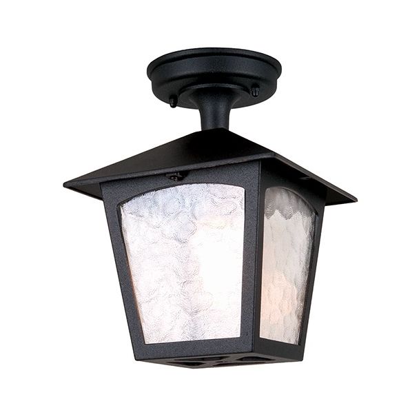 ELSTEAD YORK BL6A BLACK Porch Lantern